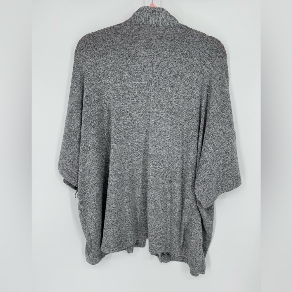 GAP Women's Heather Gray Women's Open Cardigan with Belt Size Large - Picture 2 of 8